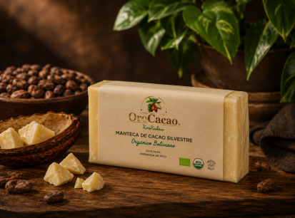 Manteca de cacao silvestre orgánico